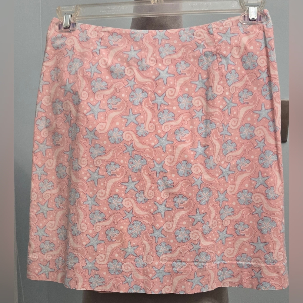 Vinyard Vines "Margo Skirt Seahorse Palm Beach" sz 4
